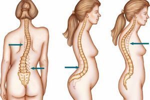 the scheme of the vertebrae of the